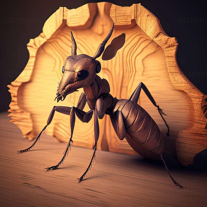 3D модель Camponotus aegyptiacus (STL)
